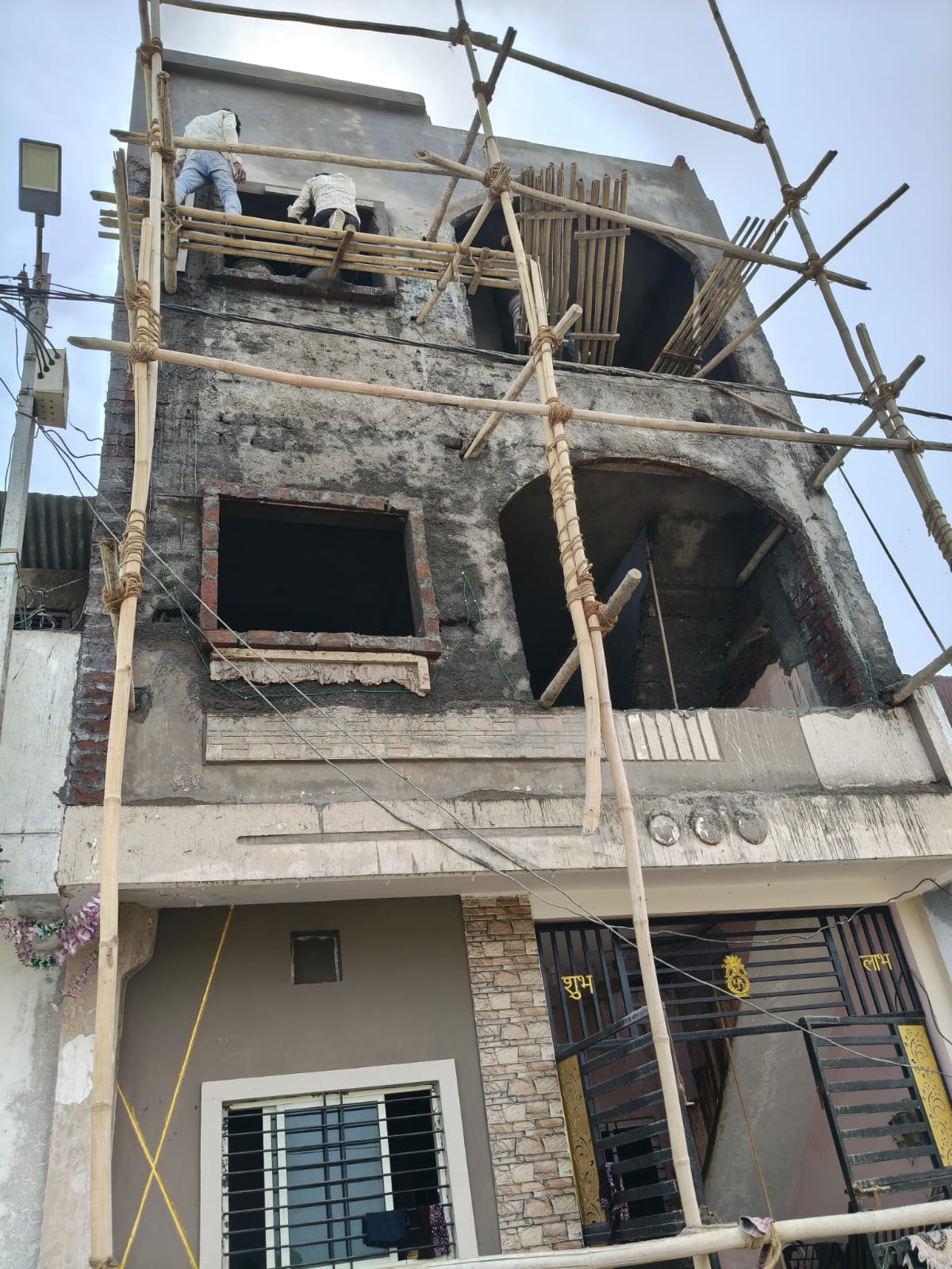 Multi-storey construction under progress